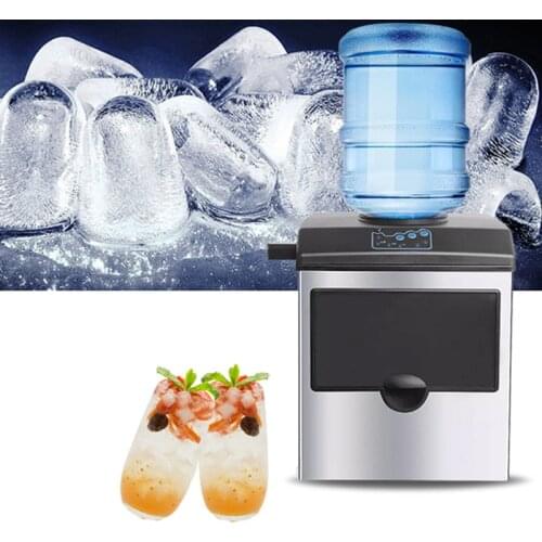 220V Ice Maker Automatic Ice Cube Making Machine Electric Bullet Round Ice Make Machine For Coffee Bar Teamilk Shop