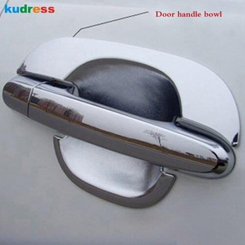 For Kia Sportage 2008 2009 2010 ABS Chrome Side Door Handle Bowl Cover Trim Decoration Frame Covers Car Styling Accessories 4pcs