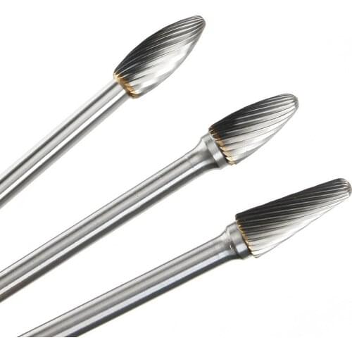 150mm Length 1Pcs Tungsten Carbide Rotary Files Woodworking Plastic Metal Iron Aluminum Stainless Steel Milling Cutter