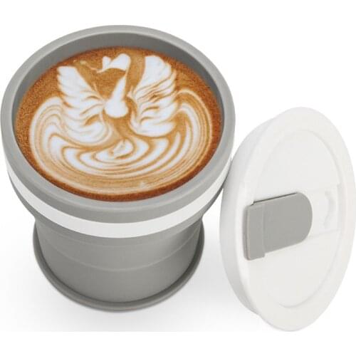 Creative Portable Folding Coffee Cup Portable Telescopic Sports Water Cup Travel Silicone Folding Cup Children Water Cup