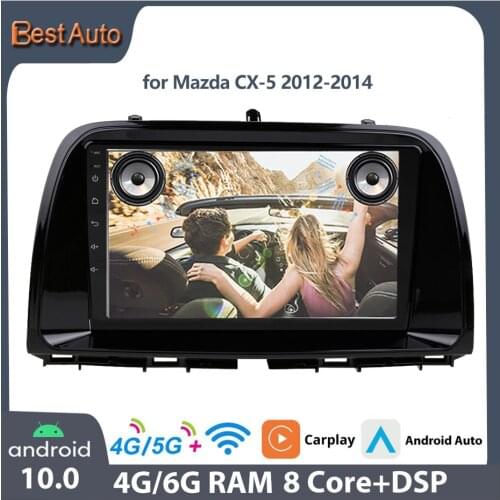 Sinosmart support BOSE Android 8.1 2Din IPS/QLED 2.5D screen car gps multimedia navigation player for Mazda CX-5 2012-2014