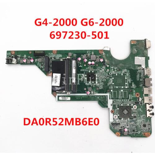 High quality For Pavilion G4 G6 G4-2000 G6-2000 Laptop motherboard 697230-501 697230-601 697230-001 DA0R52MB6E0 100% full Tested