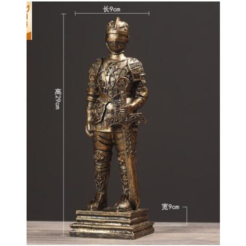 Model of Roman soldiers restoring ancient ways in America is decorated with household props Figure Statue art Sculpture Crafts