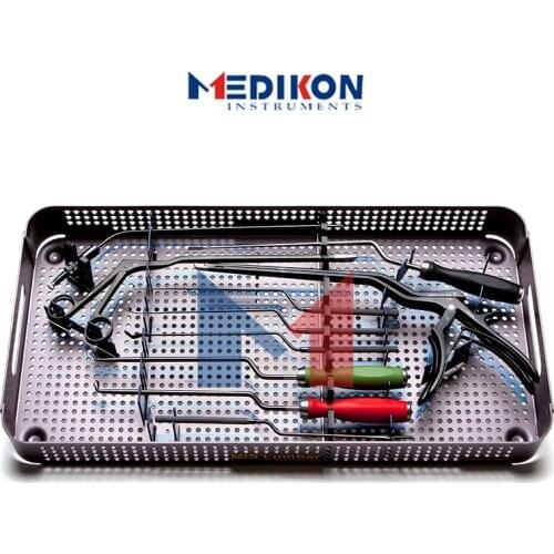 New German Basic MIS Lumbar Instrument Set Minimally invasive spine surgery Penfield Dissector Bayonet Kerrison spinal scissors