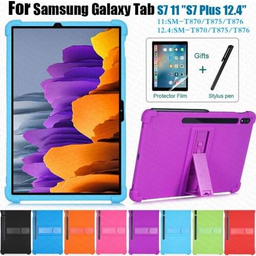 Shockproof Kickstand Protective Case Cover For Samsung Galaxy Tab S7 S7 Plus 11"12.4" 2020 SM-T870 T875 TSM- T970 T975 Cover