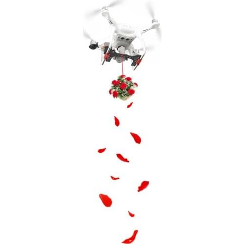 RC Remote Drone Airdrop Device Accessories Fishing Bait Wedding Proposal Drone Delivery Device for for DJI Phantom 4