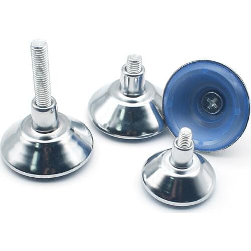 4pc M8/M10 Adjustable Screw Furniture Support Legs Universal Anchor Cup for Machine Anti-skid Shock Absorber Protector Chair Leg