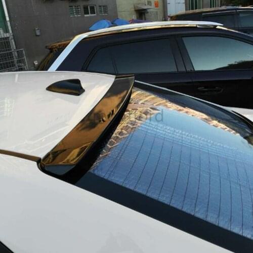SHCHCG ABS Plastic Unpainted Primer Rear Roof Spoiler Tail Trunk Boot Wing For Toyota Corolla 2014 2015 2016 2017 Car Styling