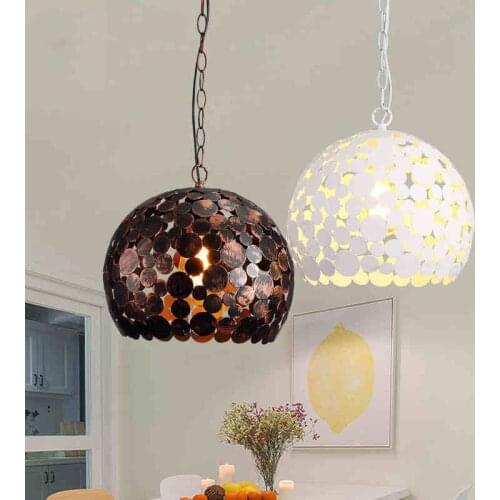 Glass ball copper christmas balls industrial design art kitchen chandeliers avizeler ventilador de techo lampes suspendues