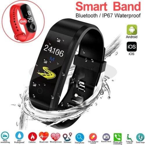 Smart Bracelet Sport Health Bracelet Heart Rate Blood Pressure Smart Band Activity Fitness Tracker Smartband