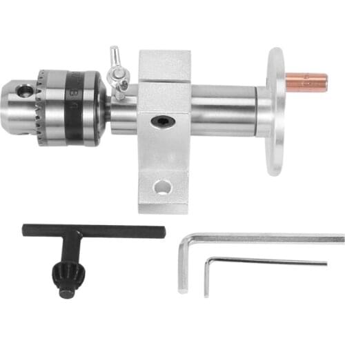 Live Lathe Center Head With Chuck Diy Accessories For Mini Lathe Machine Revolving Centre Woodworking Tool CNIM Hot