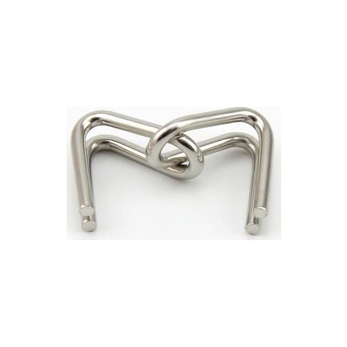 V-shaped IQ Metal Disentanglement Puzzle