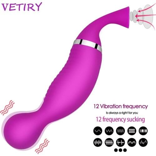 VETIRY Sucking Vibrator Clitoris Stimulation Sucker G Spot Licking Clit Nipple Massager Flirting Erotic Sex Toys for Women