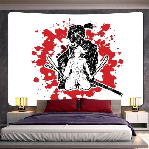 Japanese psychedelic scene home decoration art tapestry hippie bohemian decoration yoga mat sofa blanket sheet