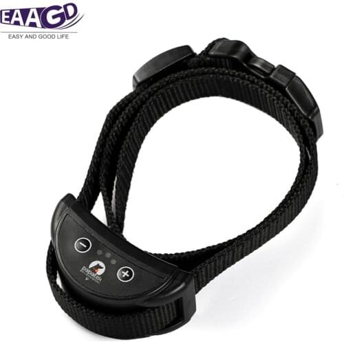 1Set No Bark Collar - Rechargeable Anti-Barking Vibration Control with 5 Levels Automatic Bark Collar