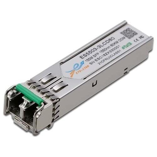 155M SFP Double Fiber 80KM 100mb Single-mode Optical Module Compatible With Huawei H3C Switch Transceiver Module