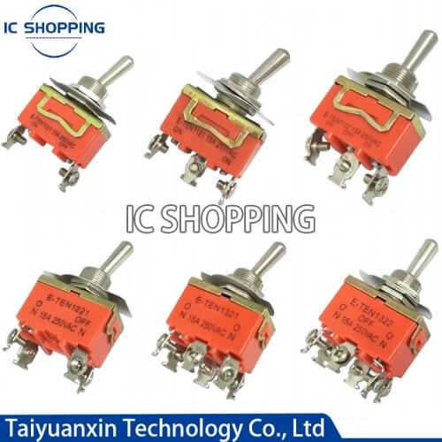5PCS Rocker Switch Toggle Switch E-TEN1322 E-TEN1321 E-TEN1021 E-TEN1121 E-TEN1122 E-TEN1221 Toggle Switch Power Switch