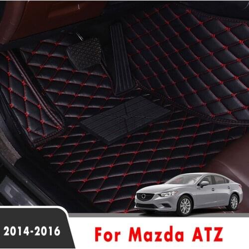 LHD Car Floor Mats Carpets For Mazda ATZ 2016 2015 2014 Auto Interior Accessories Decoration Covers Custom Waterproof Protect