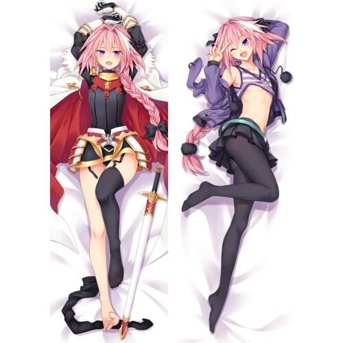 Anime Fate/Apocrypha Astolfo Pillow Case Dakimakura Sexy Girl Waifu Otaku Hugging Body Kawaii Pillowcase Cosplay Double Sided