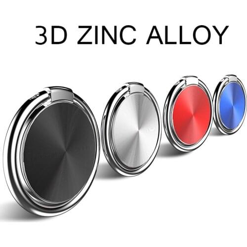 Holder Finger Ring Metal Mobile Phone Stand socket Holder For iPhone for xiaomi Magnetic Phone ring Round Car Mount Stand