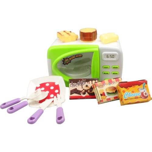 DA XIN Children Pretend Role Play House Toy Mini Kitchen Toys Cute Microwave Oven Toy Early Development and Education Toy