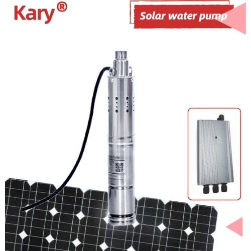 Kary 24v dc water pump 0.286hp dc solar submersible pump price solar submersible pump 3 inch 100