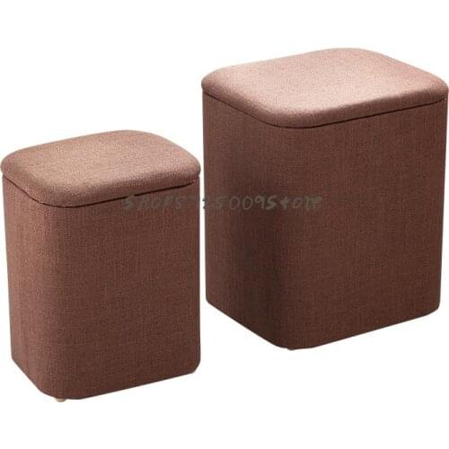 Creative Storage Stool Cloth Art Storage Cabinet Chair Household Stool Sofa Toy Box Bedroom Small Shoe Changing Stool