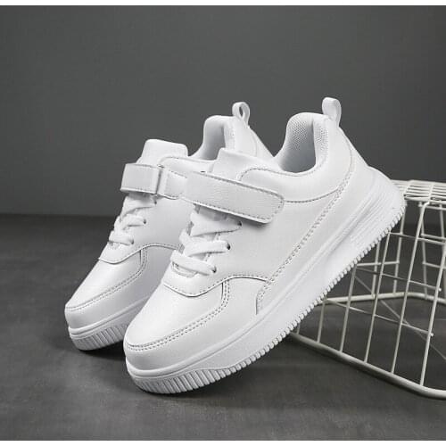 New spring and autumn white casual shoes for boys and girls
