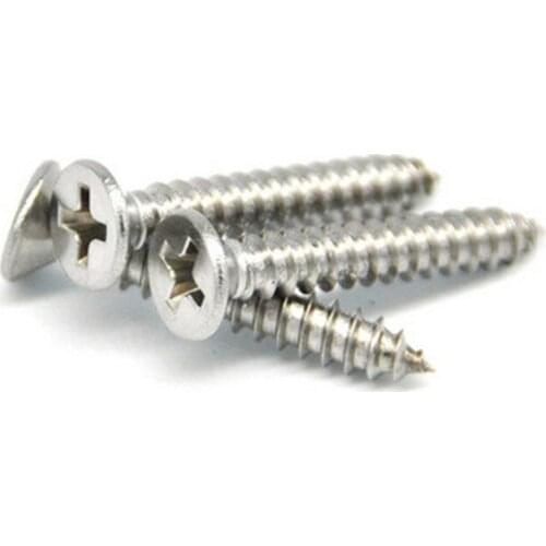 200Pcs M3 Self-tapping screws phillips Woodworking screws M3*10/16/20/25/30/40mm size
