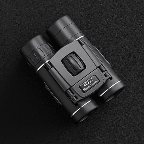 1PC 40x22 HD Binoculars 2000M Long Range Folding Mini Telescope BAK4 FMC Optics Binoculars Hunting Sports Outdoor Camping Tools