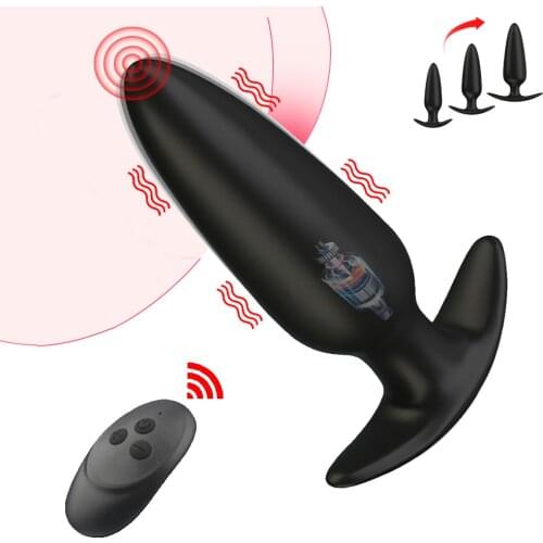 Vagina Anal Vibrator For Men Wireless Remote Silicone Butt Plug for Gay Dildo Sex Toy for Women Adult Products Prostate Massager
