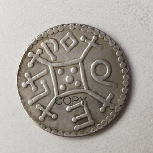 United Kingdom Coenwulf 805-810 one Penny Silver Plated Copy Coin （UK23