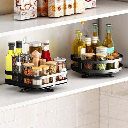 360° Rotating Storage Rack Utilize in Any Room of the House Desktop Storage Holder Kitchen Bedroom Cosmetic Supply TS1
