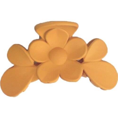 Matte Flowers Petals Small Clip Claw Clip Strong Hold Hair Clamps Hair Clip Ladies Hair Accessories For Women