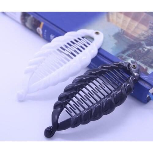 Hair Claws Clip Fish Shape Banana Barrettes Black Colorful Hairpins Hair Accessories For Women Hair Clip Clamp ACC59