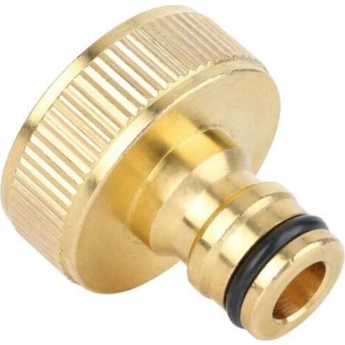 1\\\" Garden Brass Threaded Hose Tap Adaptor Water Pipe Connector Tube Fitting 4x