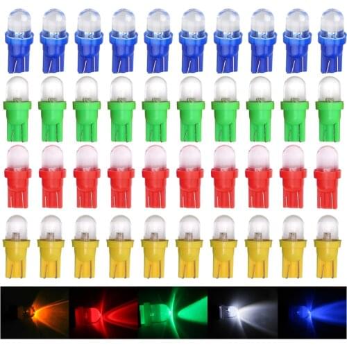 100pcs Car LED Lights T10 W5W 194 LED Clearance Bulbs For Auto Interior Light Accessories Reading Lamp Mirror Lighting 12V 6000k