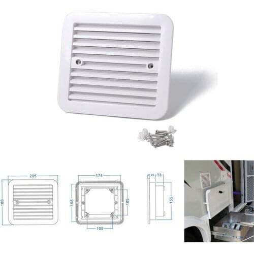 DC12V Air Vent RV Trailer Caravan Side Air Ventilation Exhaust Fan For RVs Trailers Motorhomes Auto Accessories