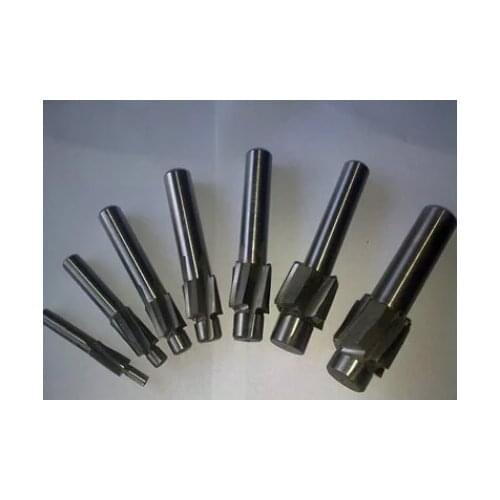5pcs/set 4 Flute HSS AL Counterbore End Mill M3 M4 M5 M6 M8 metric Endmill/ sink holes drilling head milling cutter