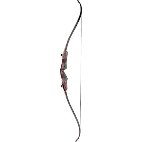 62 Inches Recurve Bow 30-50 Lbs Wooden Riser for Right Hand User Practice Archery Shooting