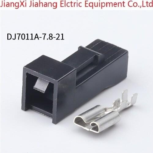 Free shipping 200sets DJ7011A-7.8-21 1Pin AMP Car Electrical Wire Connectors for VW,BMW,Audi,Toyota,NISSAN