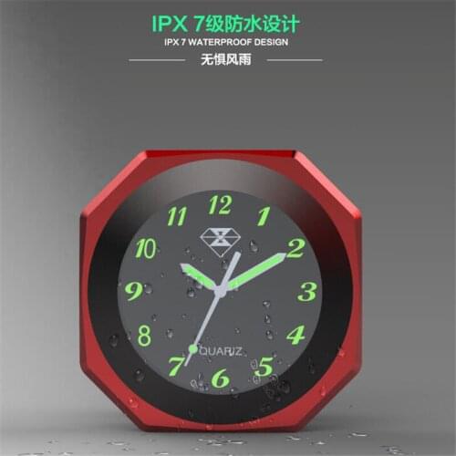 Waterproof 7/8" 1" CNC Motorcycle Handlebar Mount Quartz SPIRIT BEAST Clock Watch for Z750 Z800 ninja moto guzzi streetbike