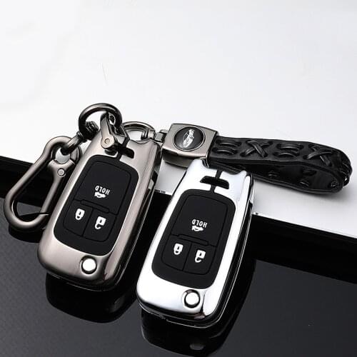 Zinc Alloy Car Key Cover Case Full Protection Folding key For Buick Chevrolet Cruze Opel Vauxhall Mokka Encore 2013 Accessories