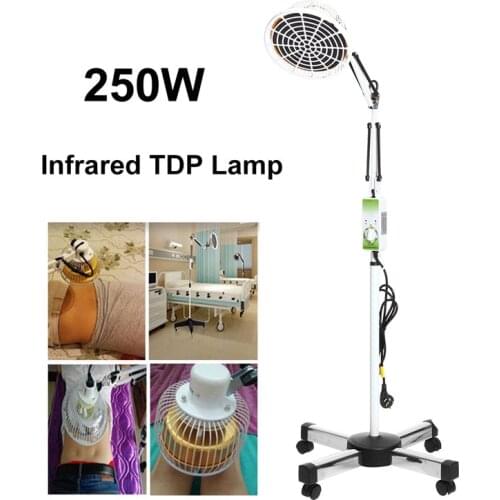 250W Acupuncture TDP Mineral Lamp Far-infrared Pain Relief Heating Heater Device Electromagnetic Wave Physical Therapy Treatment