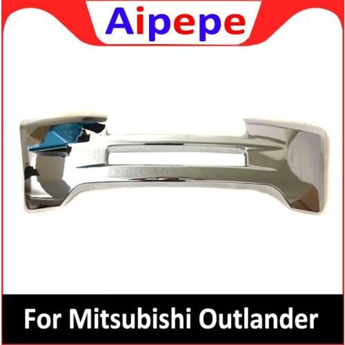 For Mitsubishi Outlander 2016 2017 2018 ABS Chrome Front Bottom Bumper Front Grille Grille Decoration Cover Trim 1Pcs