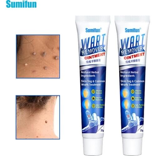 New Sumifun Warts Remover Ointment/Patch Wart Treatment Cream Skin Tag Remover Herbal Extract Corn Plaster Warts Ointment