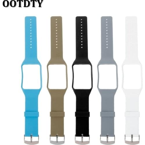 OOTDTY Smart Watch Strap Silicone Wrist Band Strap Replacement For Samsung Galaxy Gear S SM-R750 Smart Watch