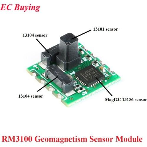 PNI RM3100 Geomagnetism Sensor Module Triaxial Magnetic Field Sensor SPI Interface High Accuracy 13156 13104 13101
