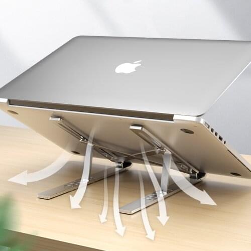 Laptop Stand Holder for MacBook Notebook Foldable AdjustableAluminium Alloy Laptop Stand Bracket Holder For iPad