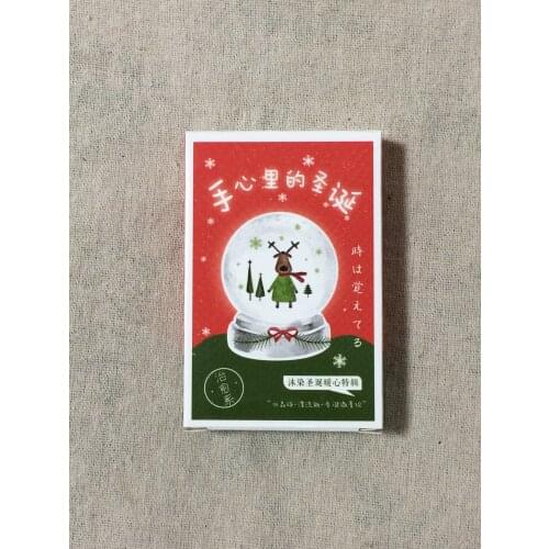 57mmx87mm heart holiday paper lomo card